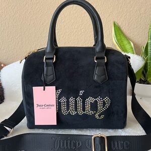 JUICY COUTURE BLACK 2 WAY BAG